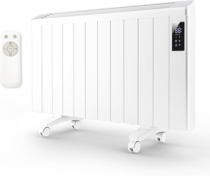1500w Convection Panel Heater-Portable Electric Heaters, Plug-in Wall Heaters by Fierscial