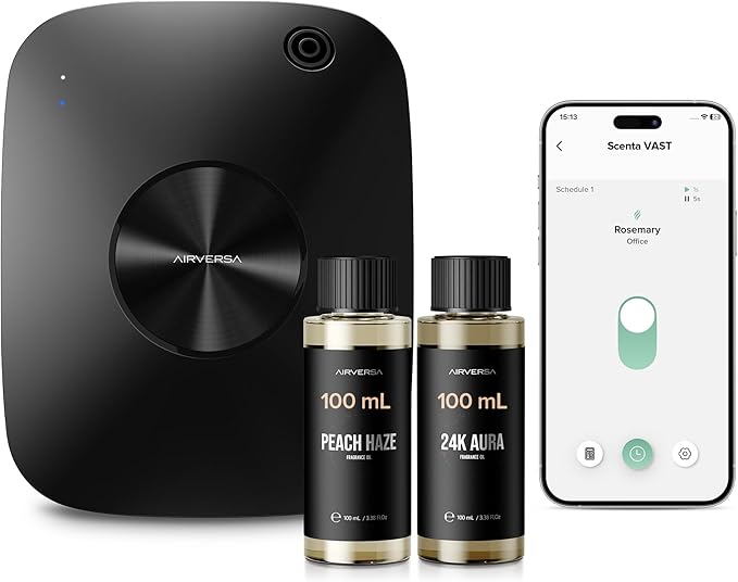 Airversa Smart Waterless Essential Oil Diffuser, 400mL Capacity by Airversa