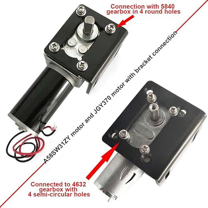 Bringsmart Mini Mounting Brackets of A58 Worm Gear Motor - Image 6
