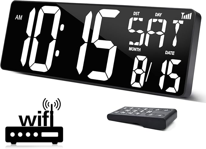 XREXS 16.5 in Large Display Wall Clock by XREXS