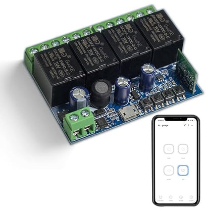 Ewelink WiFi Wireless Smart Relay Module USB 5v 4 Channel Inching Self-Lock by RODOT%7CDIYYOURSMARTLIFE