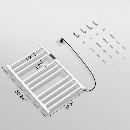 Towel Warmer, 10-Bar 304 Compact Stainless Steel Towel Warmer Rack - Image 5