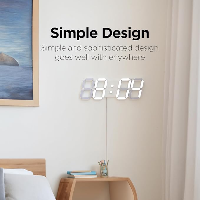 mooas 3D LED Clock - Image 2