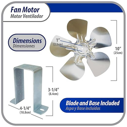 Appli Parts APFM-181E 18W refrigeration condenser and evaporator motor 115V - Image 4