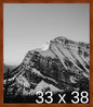 Frame It Easy 33 x 38 Russet Wood Frame by FrameItEasy