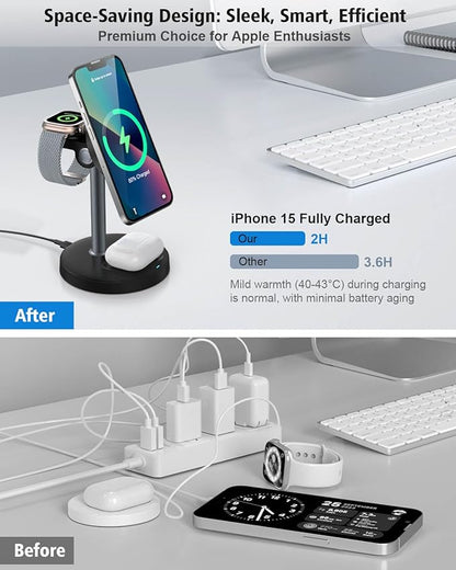 3 in 1 Wireless Charging Station - Image 3