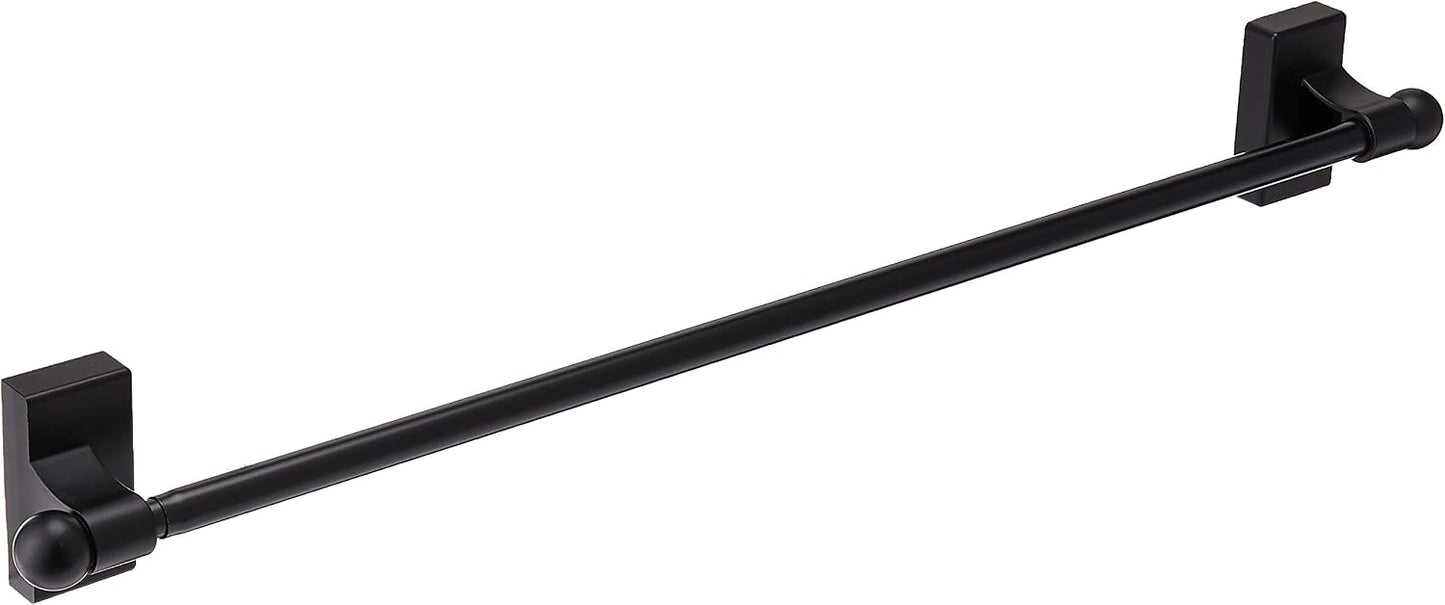 Rod Desyne Mag-12 Magnetic Curtain Rod, 17-30", Black