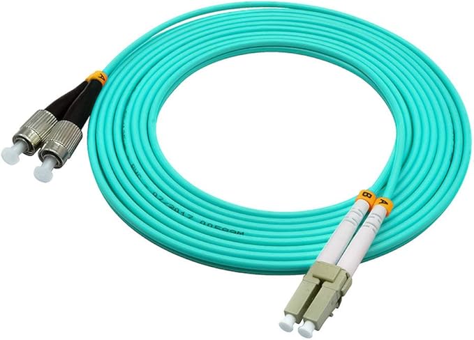 Jeirdus 3Meters 10ft LC to FC Duplex 50/125 10G OM3 Multi-Mode Fiber Optic - Image 4