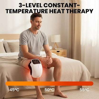 ROVIA 2026 New Portable Comfort Electric Knee Massager, 3-in-1 Rechargeable - Image 2