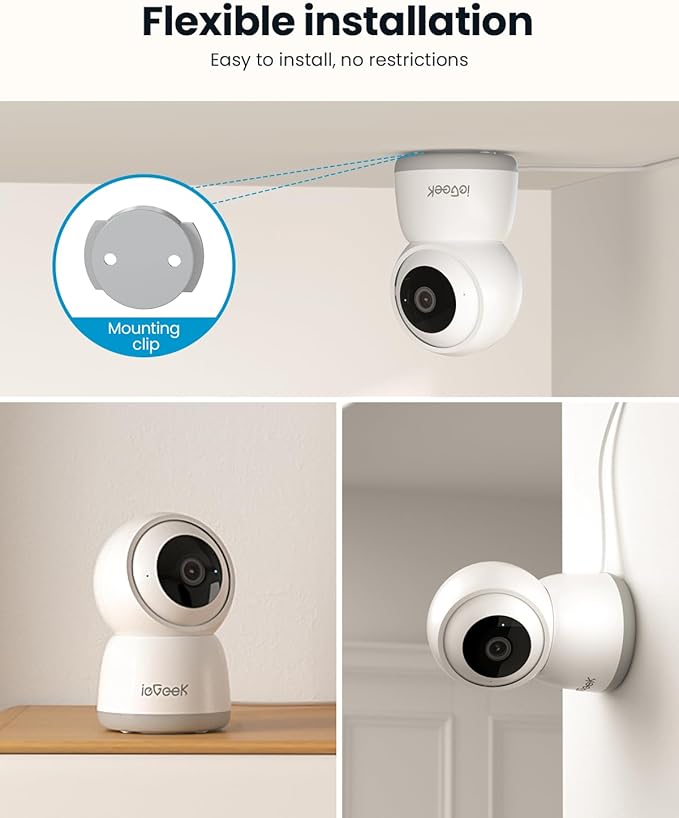 ieGeek 2K Indoor Home Security Cameras，360° Pet Camera - Image 9