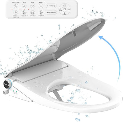 iliD Smart Max Bidet Toilet Seat, Electric Elongated Ecoseat by iliD