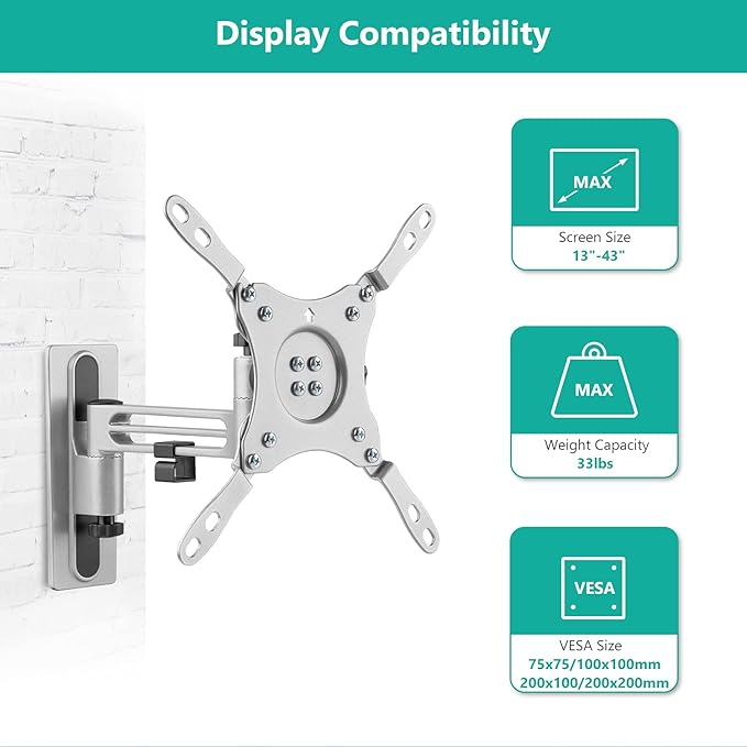 WALI RV TV Mount, Lockable TV Wall Mount - Image 2