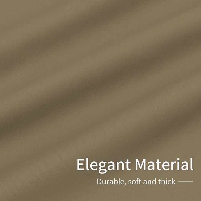 Easy-Going Blackout Curtains for Bedroom, Solid Thermal Insulated Grommet and - Image 6