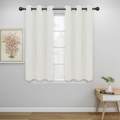 Easy-Going Blackout Curtains for Bedroom, Solid Thermal Insulated Grommet and by Easy-Going