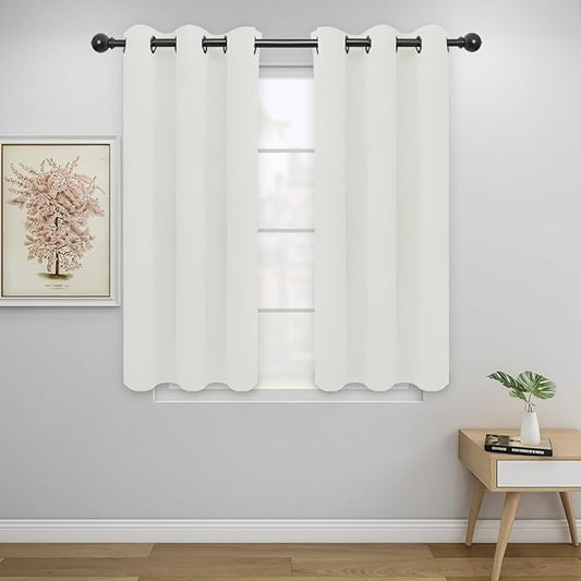 Easy-Going Blackout Curtains for Bedroom, Solid Thermal Insulated Grommet and by Easy-Going