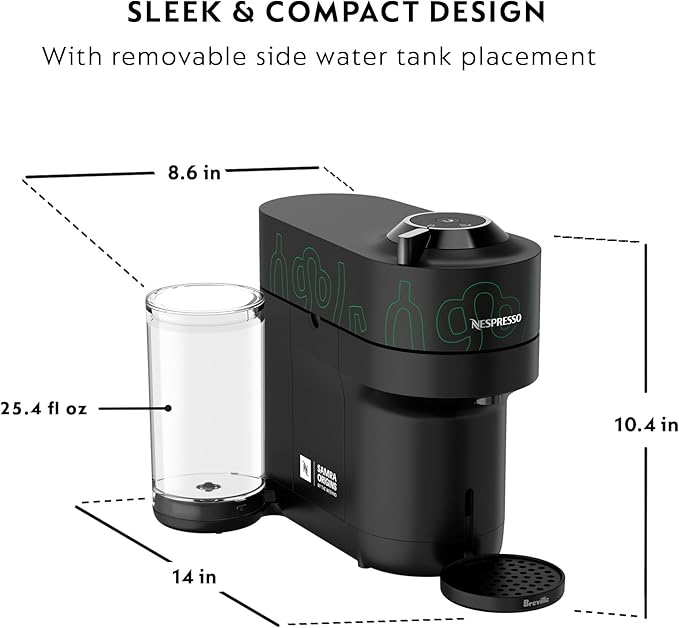 Nespresso Vertuo Pop+ Coffee and Espresso Maker by Breville, Samra Origins by - Image 4
