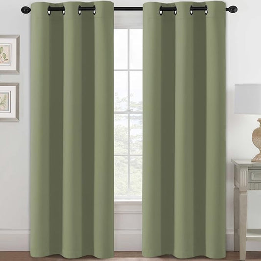 H.VERSAILTEX Blackout Curtains for Bedroom Thermal Insulated Room Darkening by HVERSAILTEX