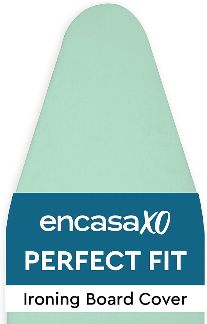 Encasa XO Ironing Board Cover and Pad 49"x18" - 4mm Felt Wide Iron Board Cover by EncasaXO