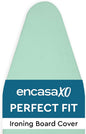 Encasa XO Ironing Board Cover and Pad 49"x18" - 4mm Felt Wide Iron Board Cover by EncasaXO