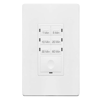 ENERLITES 1-Hour Countdown Timer Switch, 1-5-10-20-30-60 Min, by Enerlites