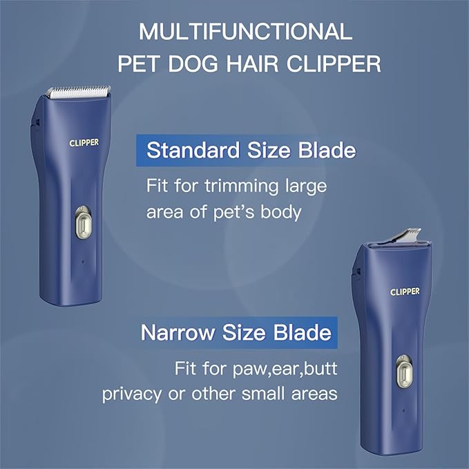 2 in 1 Prowerful Home Professional Dog Grooming Kit Clipper Low Noise USB - Image 3