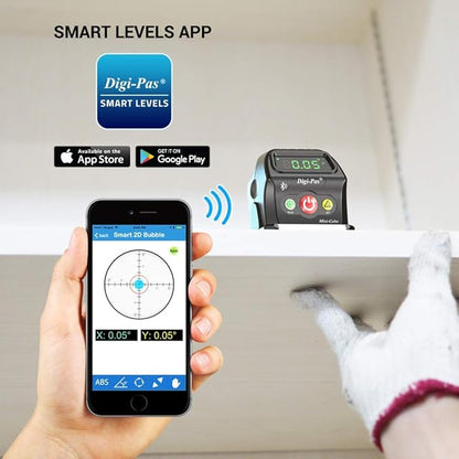 Digi-Pas 2-Axis Smart Cube Level, WIRELESSLY displays leveling status on - Image 2