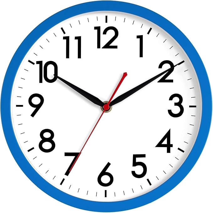 AKCISOT 12 Inch Wall Clock Silent Non Ticking Modern Wall Clocks Battery by Akcisot