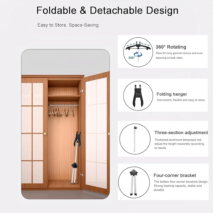 FujDun Garment Steamer Stand for Clothes - Image 5