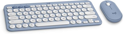 Logitech Pebble 2 Combo for Mac, Wireless Keyboard and Mouse, Quiet and Portable by Logitech