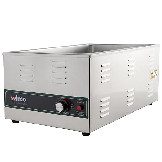 Winco FW-S600 Electric Food Cooker/Warmer, Stainless Steel by Winco