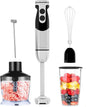 MegaWise Pro Titanium Reinforced 5-in-1 Immersion Hand Blender, Powerful 400W by MEGAWISE