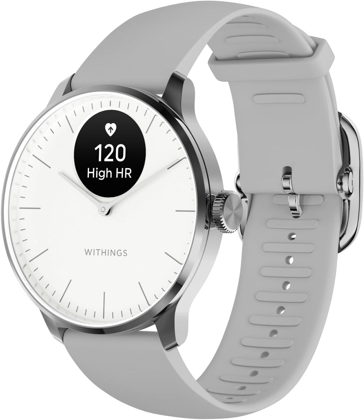 withings scanwatch light - hybrid smartwatch, 24/7 heart, main product view
