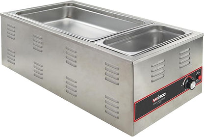 Winco Electric Portable Food Pan Warmer, 1500 W, 4/3 Size - Image 7