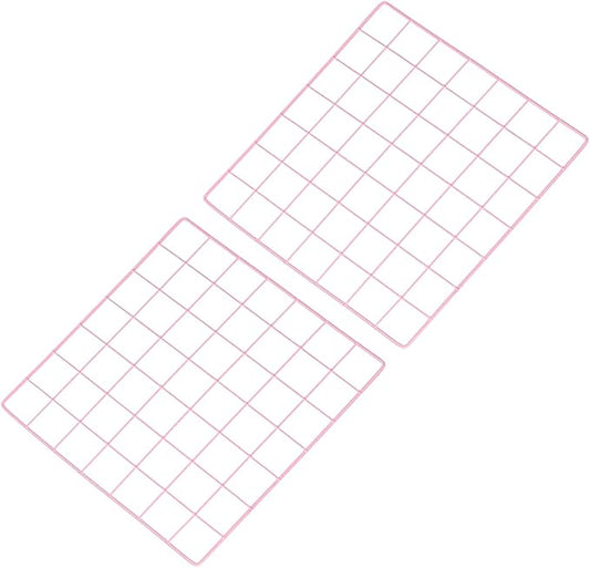 PATIKIL 14"x14" Wire Grid Panel, 2 Pack Board Photo Pictures Memo Display Grid by PATIKIL