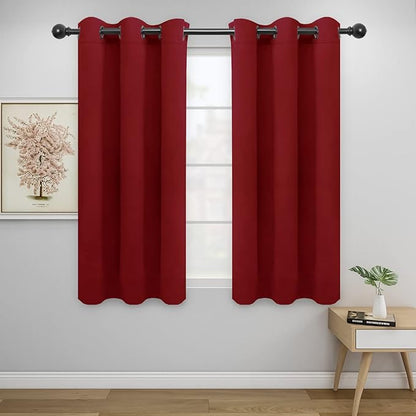 Easy-Going Blackout Curtains for Bedroom, Solid Thermal Insulated Grommet and by Easy-Going