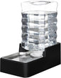 RIZZARI Stainless Steel Pet Water Feeder: 8L Gravity Waterer, Leak-Proof Auto by RIZZARI