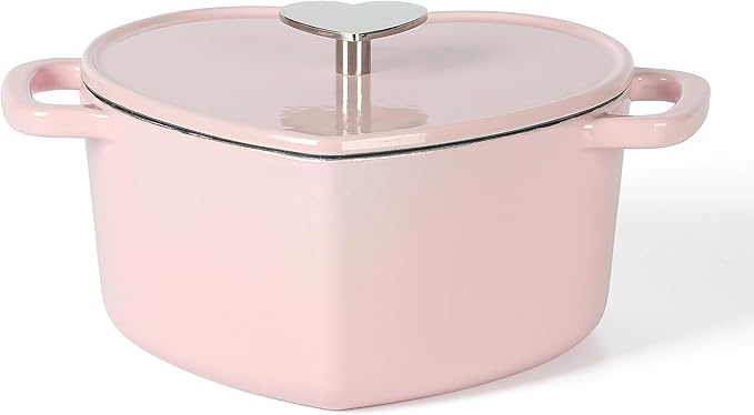 Martha Stewart Heart Shaped 2-Quart Enamel Cast Iron Dutch Oven by MarthaStewart