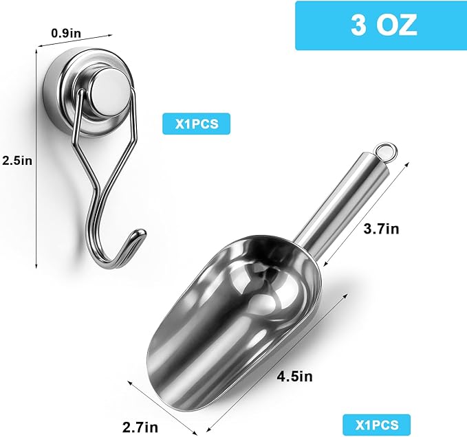 Stainless Steel Ice Scoop for Freezer - Image 2