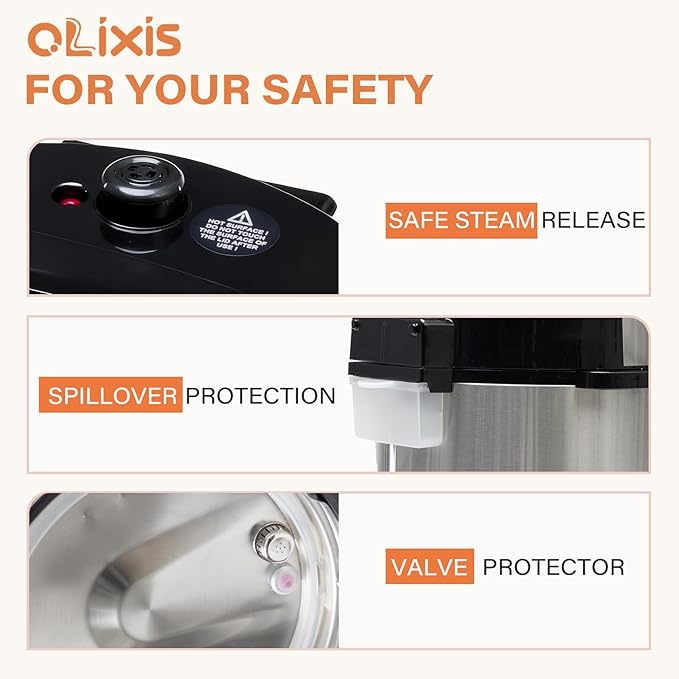 OLIXIS Electric Pressure Cooker 6.34Quart, 24 Functions in 1, Stainless Steel - Image 6