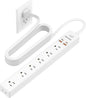 10 Ft Power Strip Surge Protector by Maxpw
