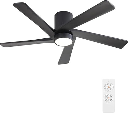 WINGBO 48 Inch Flush Mount DC Ceiling Fan by HomePage