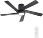 WINGBO 48 Inch Flush Mount DC Ceiling Fan by HomePage