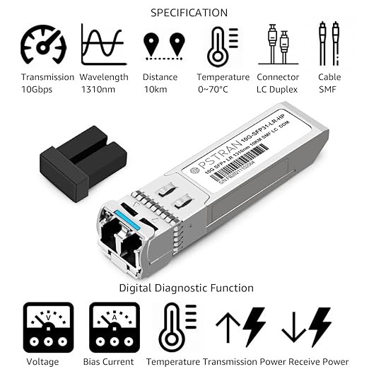 OPSTRAN 10GBASE-LR SFP+ Optical Transceiver Module Compatible - Image 2