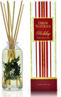 Urban Naturals Holiday Cranberry & Pine Holiday Wreath Reed Diffuser Set by UrbanNaturals