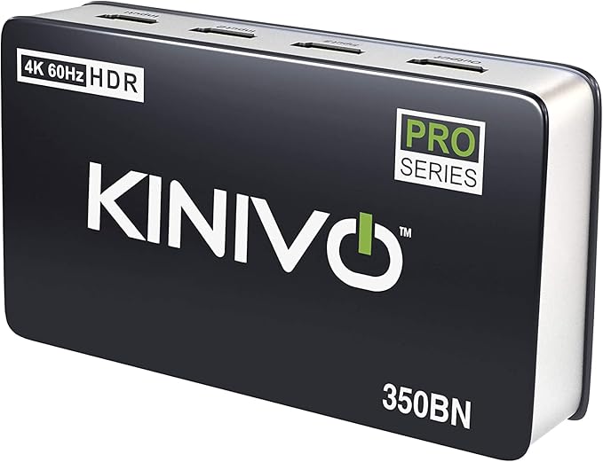 Kinivo HDMI Switch 3 in 1 Out 4K 60Hz by Kinivo