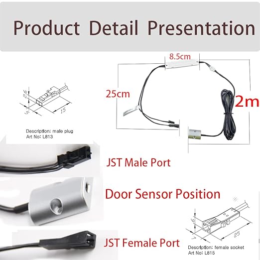 VST Motion Sensor Switch, IR Sensor Switch Door Activated Light Switch - Image 3