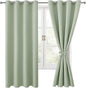 Hiasan Blackout Curtains for Bedroom, 52 x 63 Inches Length by Hiasan