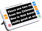5 Inch Low Vision Aids, Electronic Auto Focus Reading Aid Simplified Buttons by RayHong