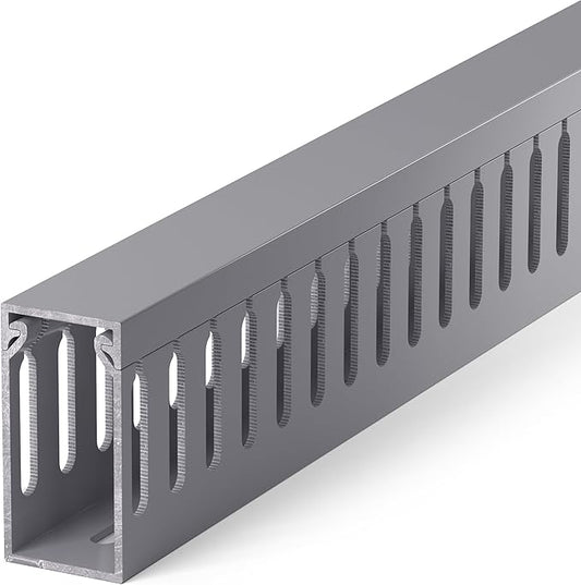 ZhiYo H2in x W1in Server Rack Cable Management Raceway, 99in Cable Raceway Kit by ZhiYo