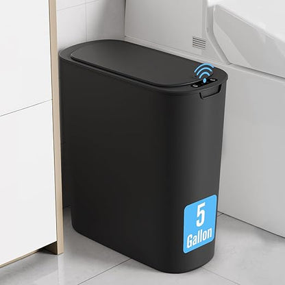 Cesun Motion Sensor Trash Can, 5 Gallon Automatic Bathroom Garbage Can by Cesun